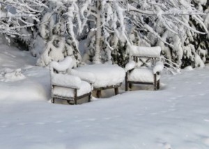 Tuinmeubels winter