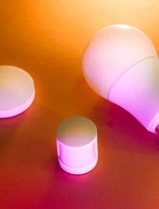Ledlamp met een draadloze dimmer
