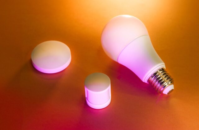 Ledlamp met een draadloze dimmer